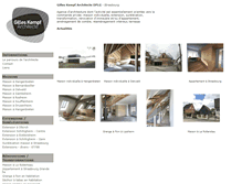 Tablet Screenshot of kempf-architecte.com